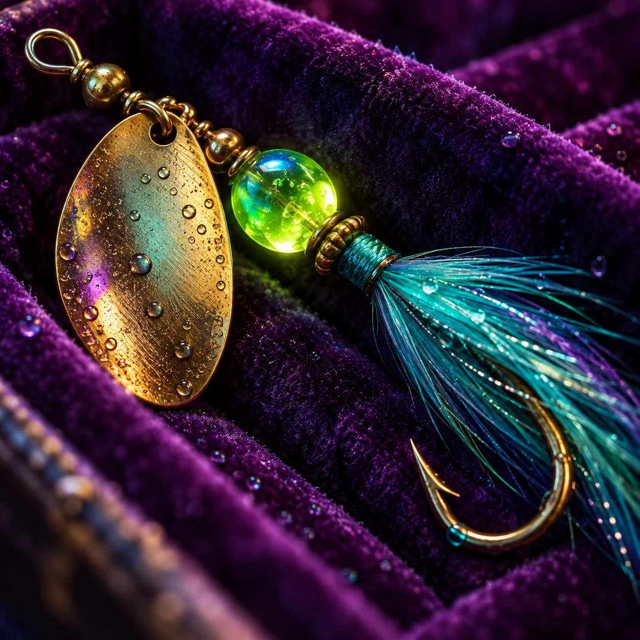 Afterglow Spinner — illustrated sample card